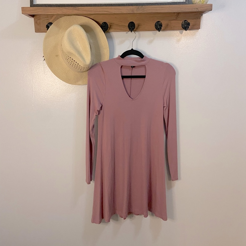 Express Mauve Dress A-Line Size XS